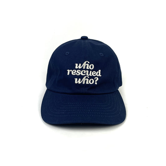 Who Rescued Who? Hat - Navy