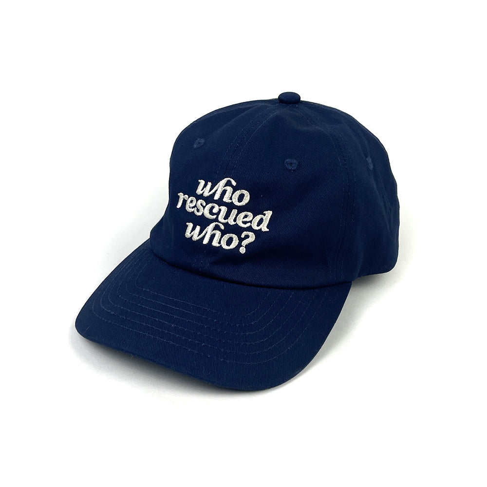 Who Rescued Who? Hat - Navy