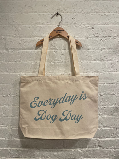 Everyday is Dog Day Canvas Tote Bag