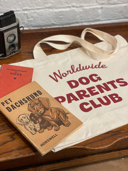 Worldwide Dog Parents Club Canvas Tote Bag