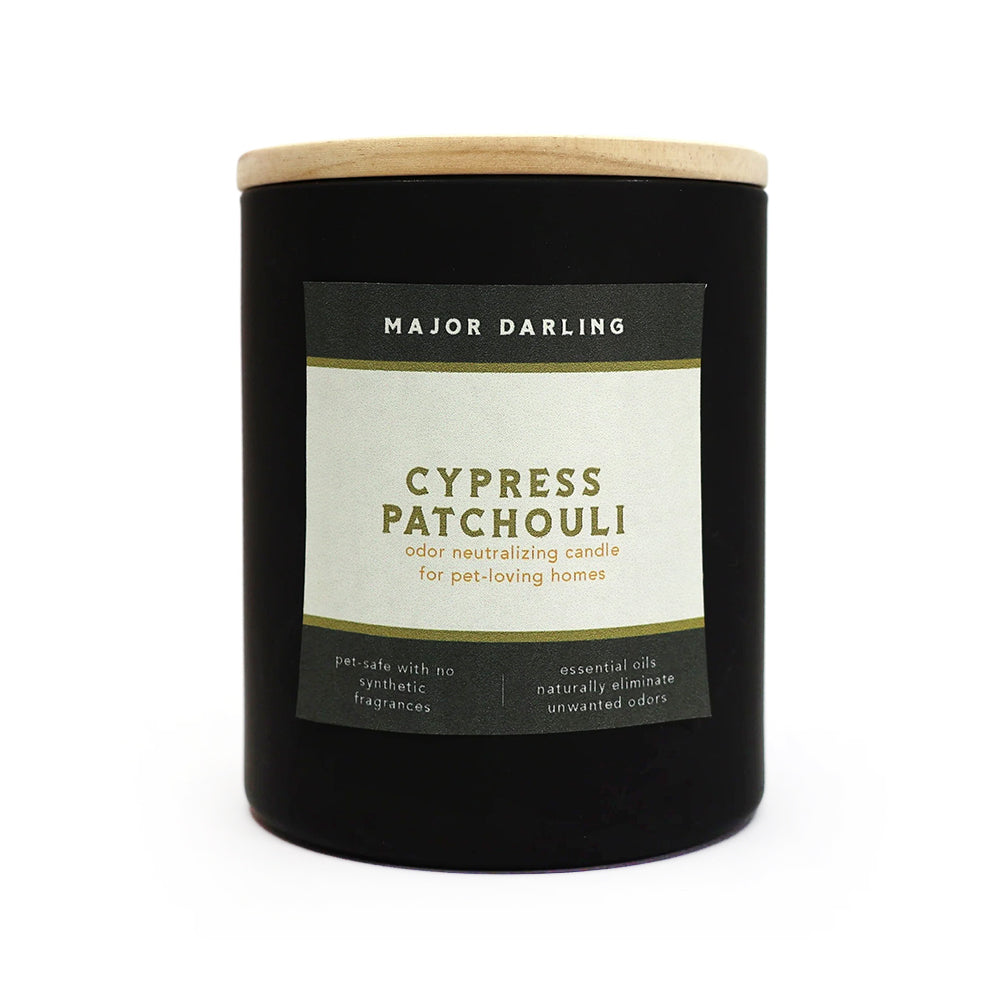 Major Darling - Odor Neutralizing Candle - Cypress + Patchouli