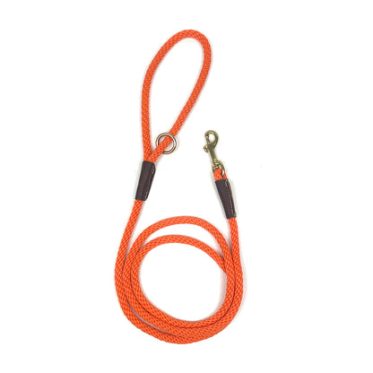 Mendota Dog Rope Leash - Orange