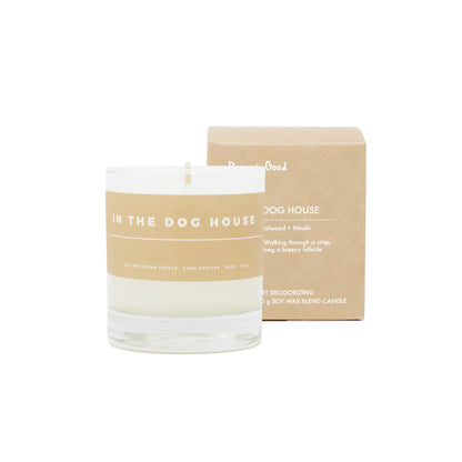 Pure + Good - Deodorizing Candle : In The Dog House  Sandalwood + Hinoki
