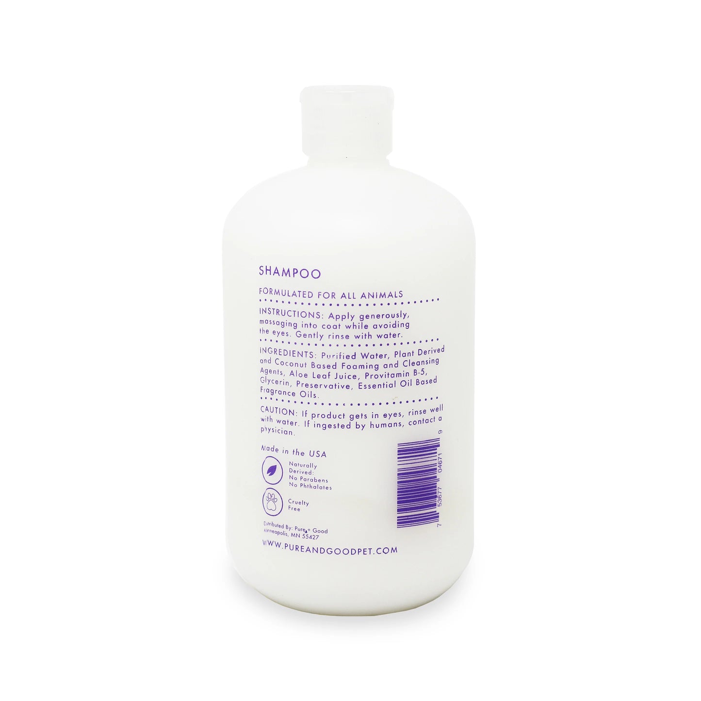 Pure + Good - Dog & Cat Shampoo : Lavender + Chamomile