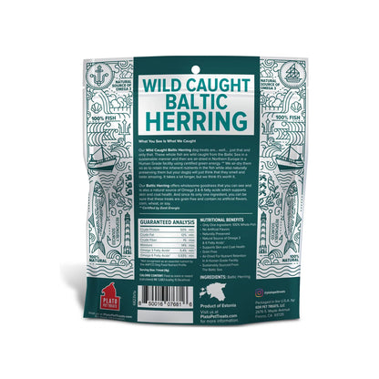 Plato Pet Treats Baltic Herring 3 oz
