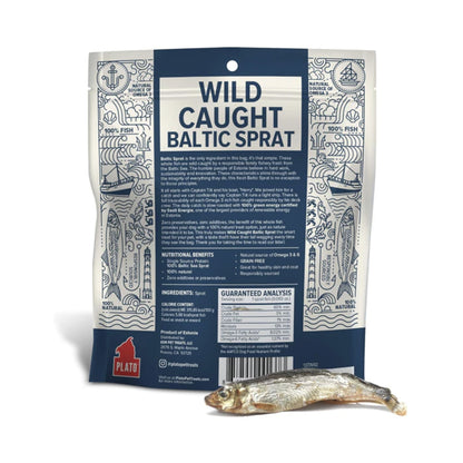 Plato Pet Treats Baltic Sprat 3oz
