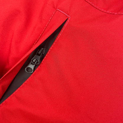 Dog Rain Poncho - Apple Red