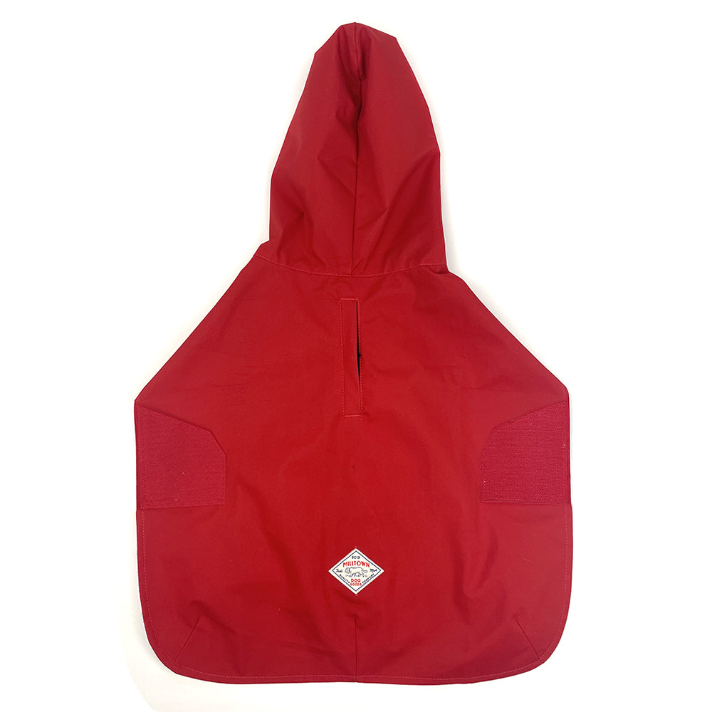 Dog Rain Poncho - Apple Red