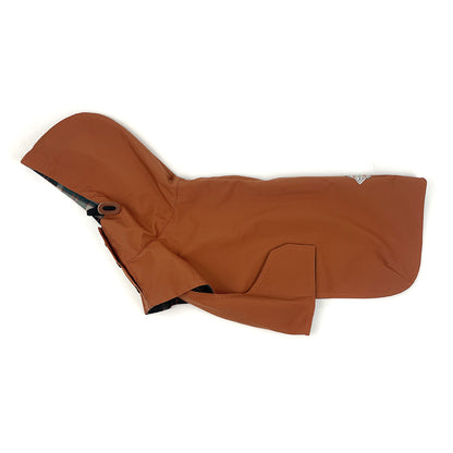 Dog Rain Poncho - Burnt Orange