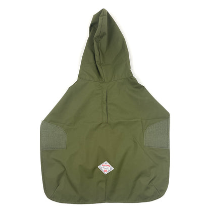 Dog Rain Poncho - Olive Green