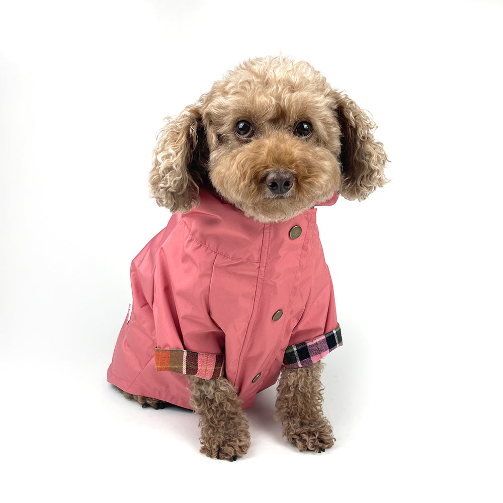 Dog Rain Jacket - Dusty Rose