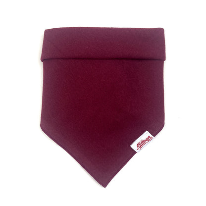 Square Dog Bandana - Cabernet