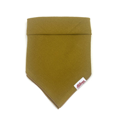 Square Dog Bandana - Mustard Yellow