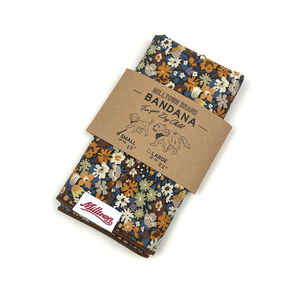 Square Dog Bandana - Flower Power