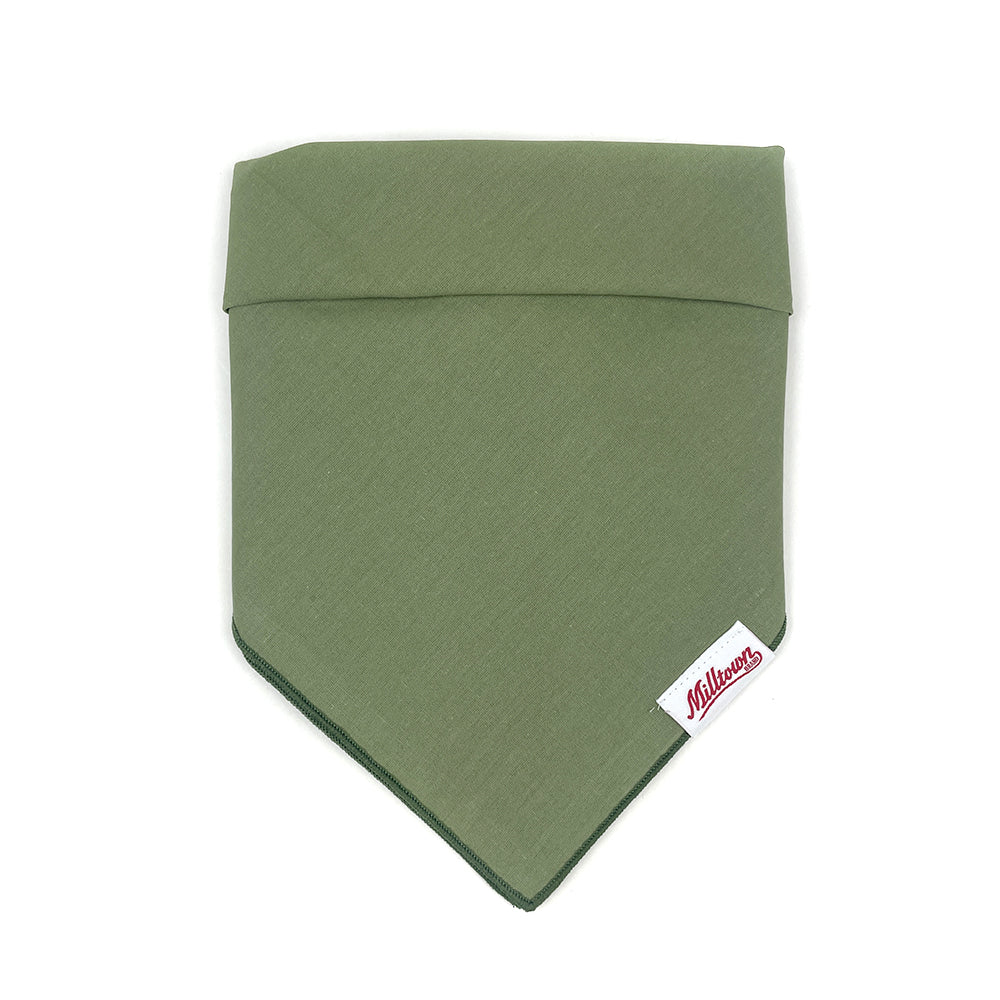 Square Dog Bandana - Poplin - Fern Green