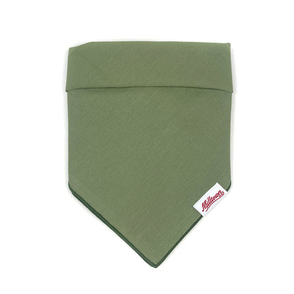 Square Dog Bandana - Poplin - Fern Green