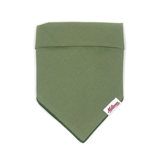Square Dog Bandana - Poplin - Fern Green