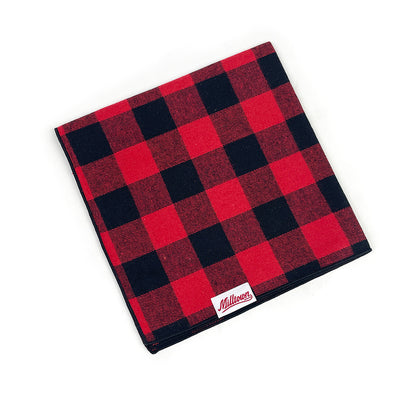 Square Dog Bandana - Classic Red Buffalo Plaid