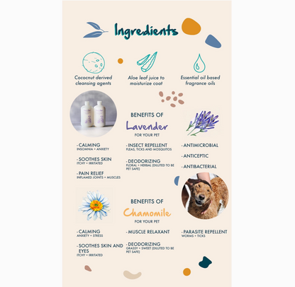 Pure + Good - Dog & Cat Shampoo : Lavender + Chamomile