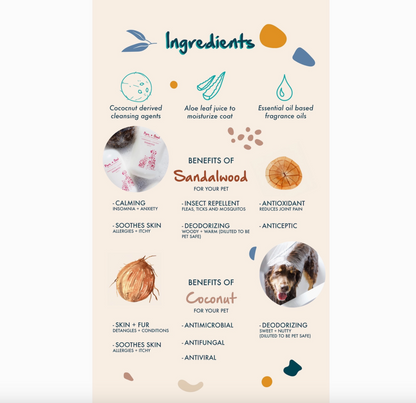 Pure + Good - Dog & Cat Conditioner : Sandalwood + Coconut