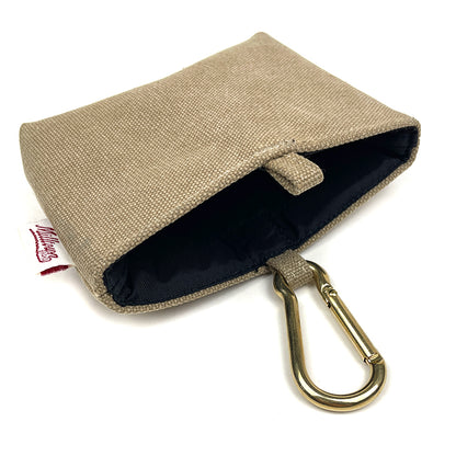 Dog Treat Case - Beige - Waterproof Canvas