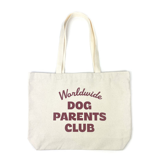 Worldwide Dog Parents Club Canvas Tote Bag