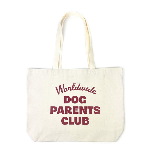 Worldwide Dog Parents Club Canvas Tote Bag