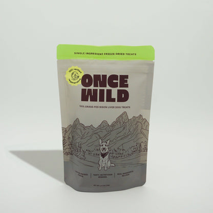 Once Wild - 100% Bison Liver Treats