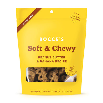Bocce's Bakery - PB + Banana Soft & Chewy Dog Treats 6oz