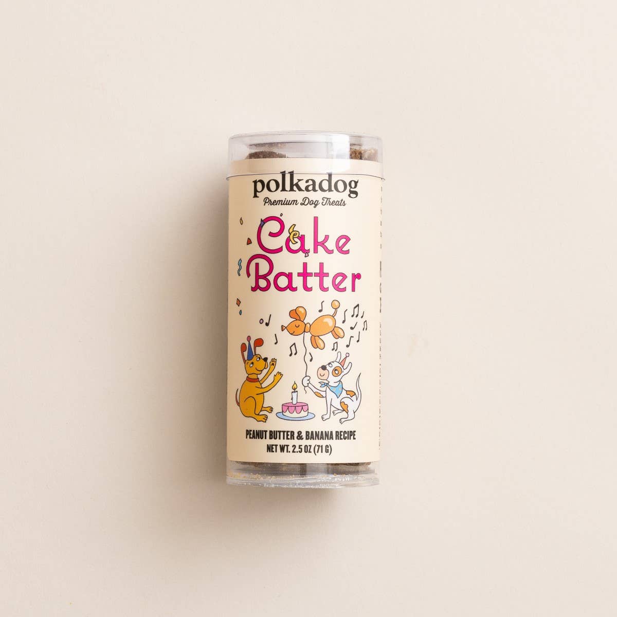 Polkadog -  Cake Batter Dog Treats - Peanut Butter & Banana