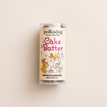 Polkadog -  Cake Batter Dog Treats - Peanut Butter & Banana