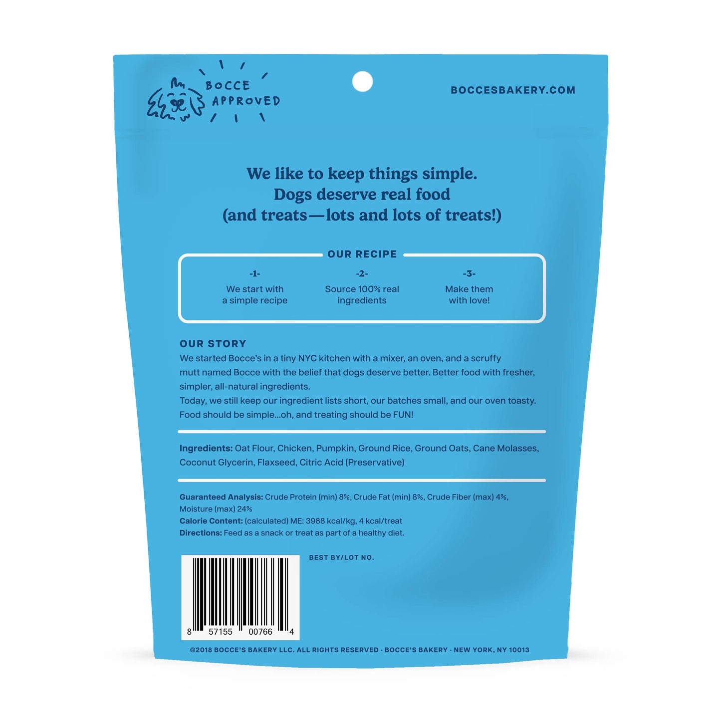 Bocce's Bakery - Sunday Roast Training Bites Dog Treats 6oz