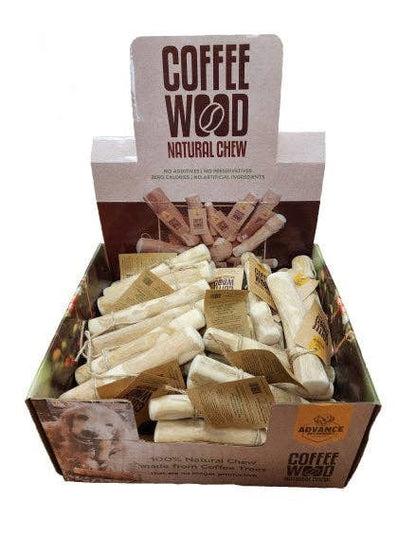Advance Pet Products - All-Natural Wood Chews for Dogs! Olive Wood and Coffee Wood: Single / Large