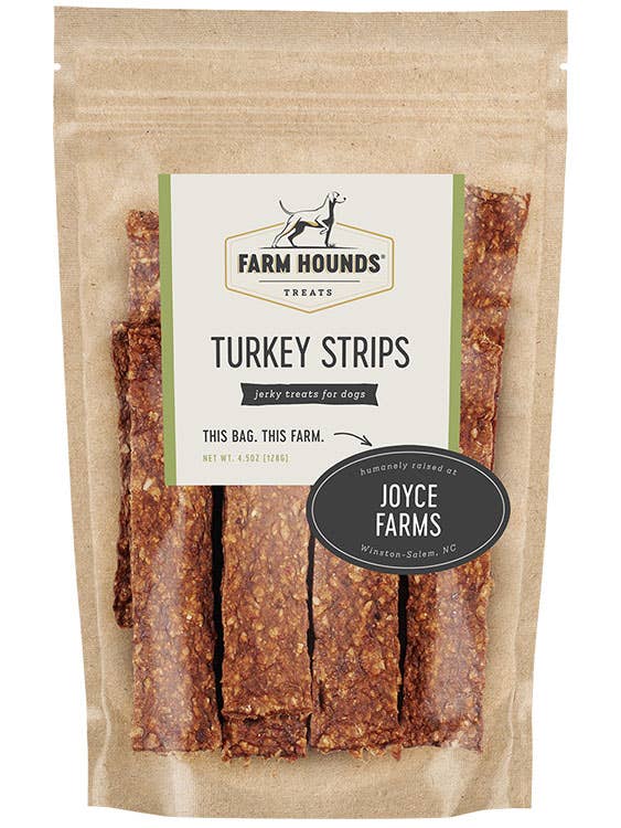 Farm Hounds - Turkey Strips - All-Natural Dog Treats - 4.5 oz: 4.5oz