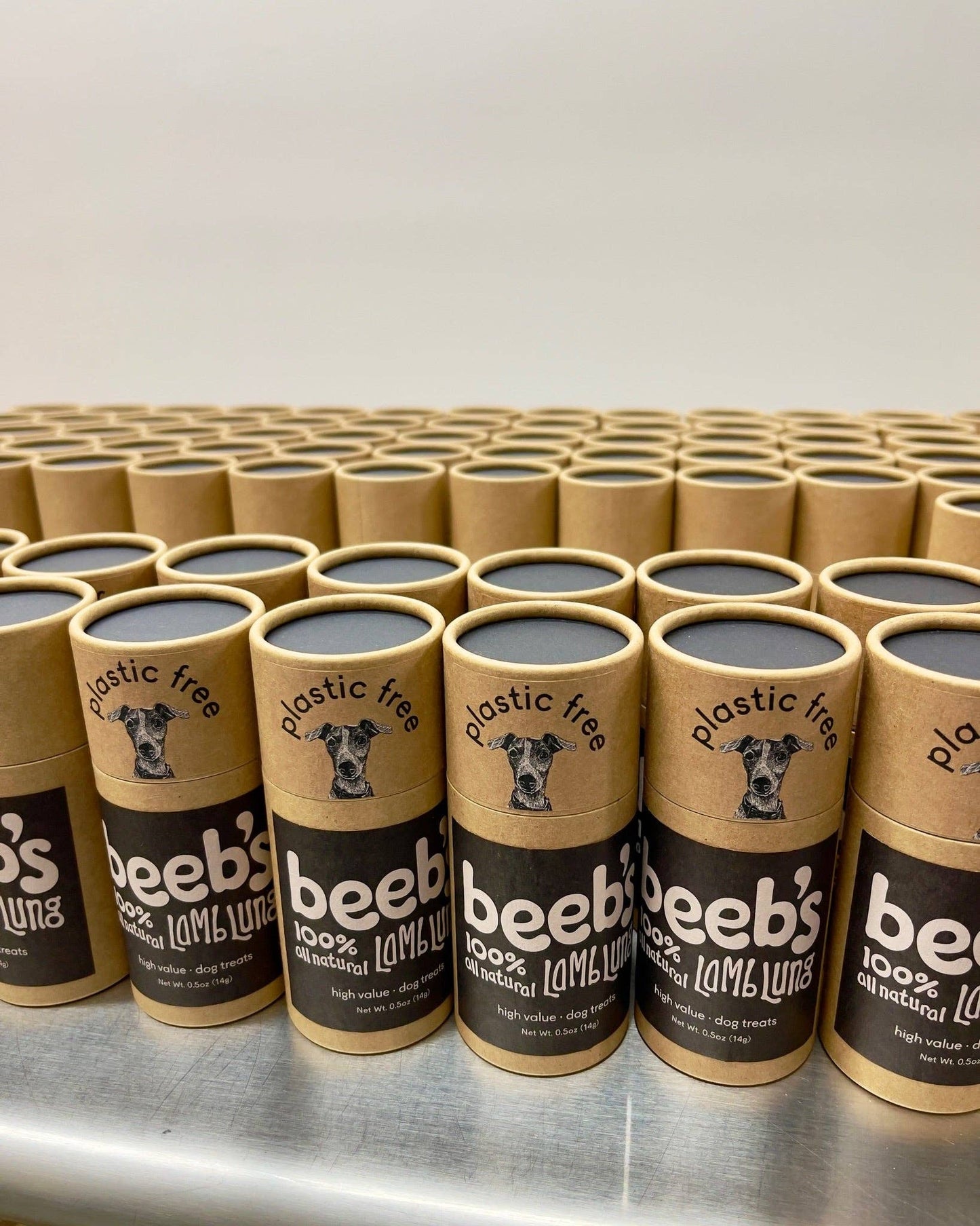 Beeb's - All Natural Lamb Lung :  Pocket Tube 0.5 oz