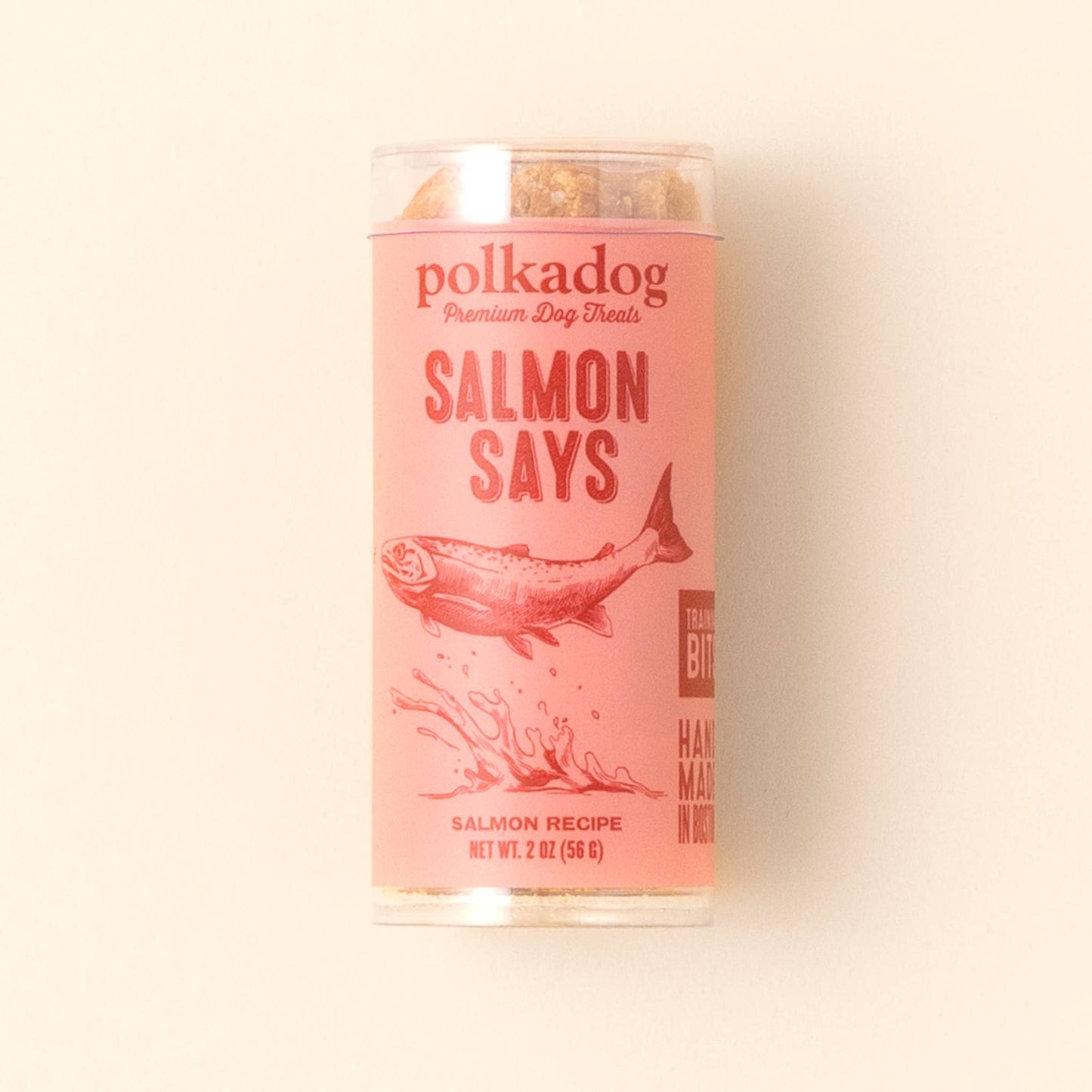 Polkadog -  Salmon Says Training Bits Crunchy Dog & Cat Treats