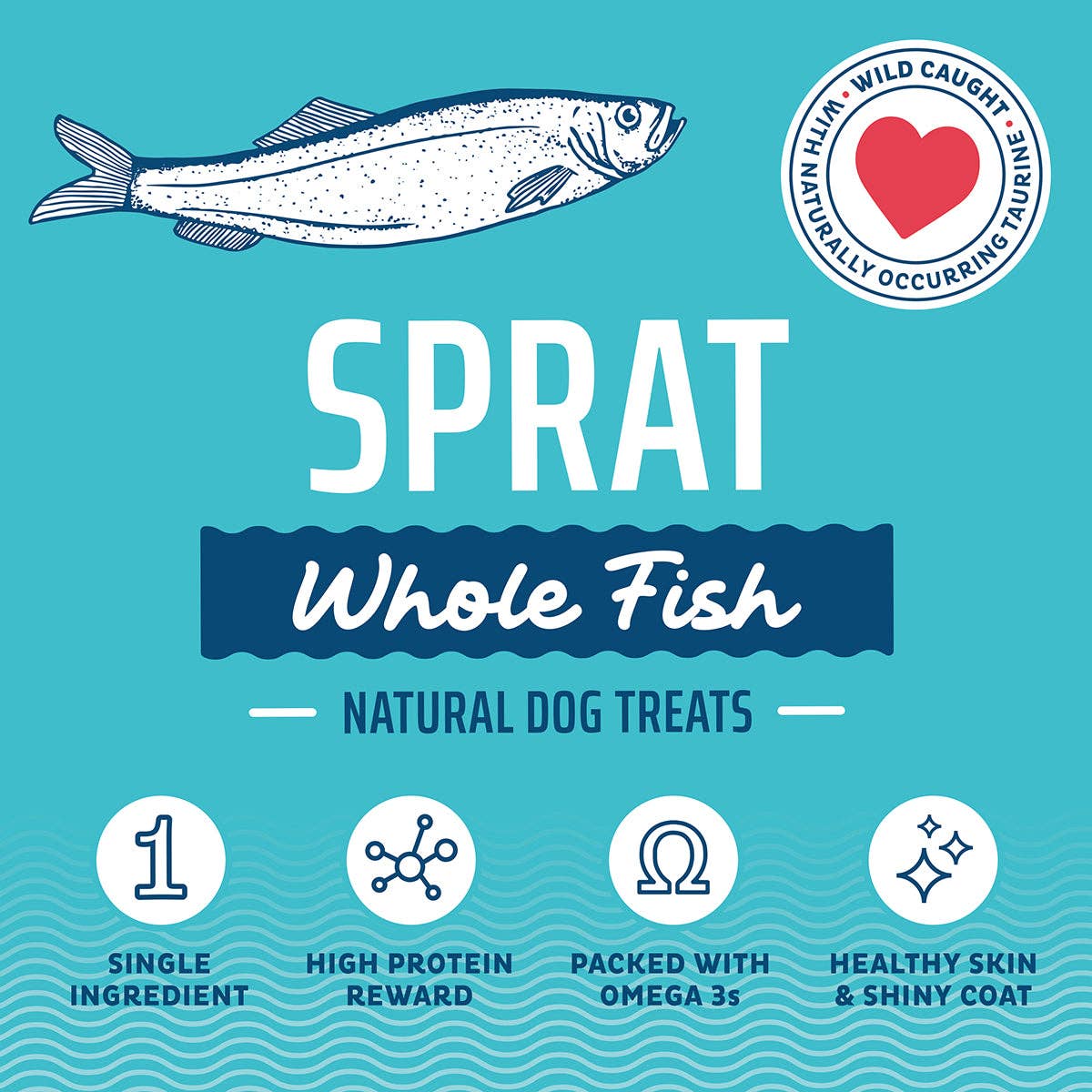 Icelandic+ - Sprat Whole Fish Dog Treats 2.0 oz