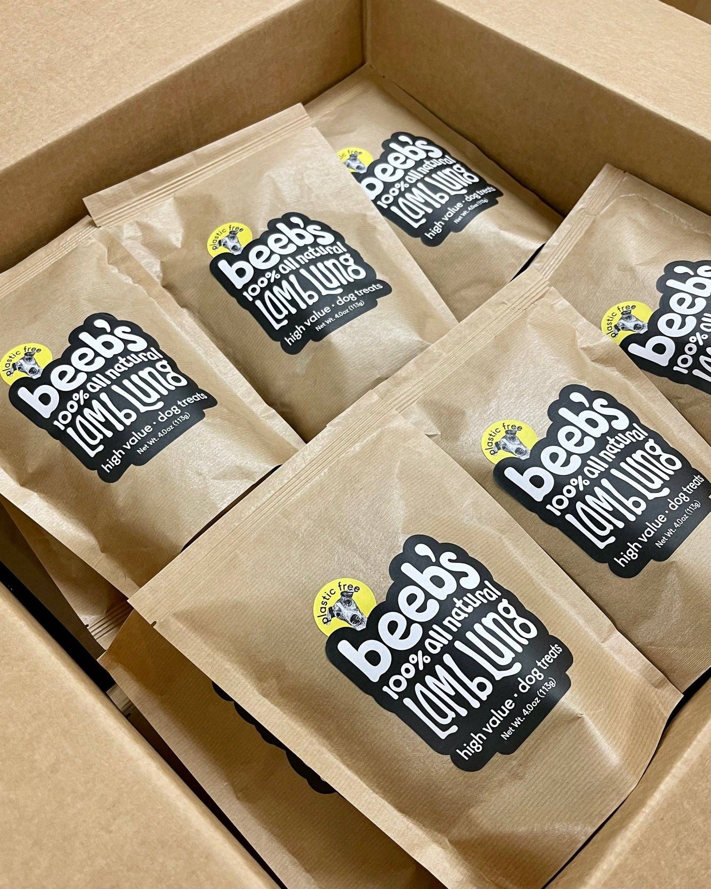 Beeb's - All Natural Lamb Lung : Refill Bag 4.0 oz