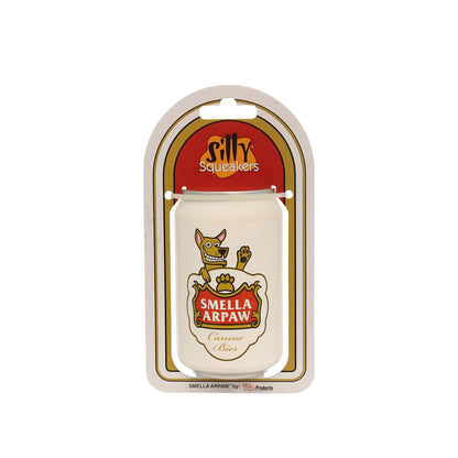 Silly Squeaker Beer Can Smella Arpaw, Squeaky Dog Toy