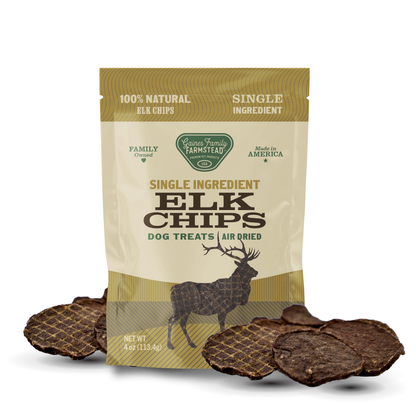 Gaines Family Farmstead - Elk Chips: 4.5oz