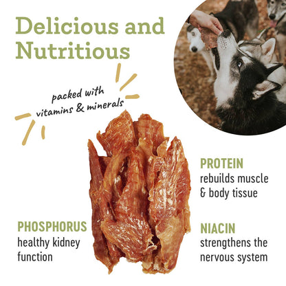 Farm Hounds - Chicken Jerky - All-Natural Dog Treats - 3.5oz: 3.5oz