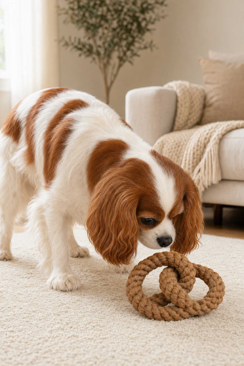 Monli Pet Toys - Handcrafted Pretzel Pet Toy Sustainable Chew Toy