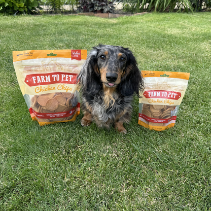 Farm To Pet - Chicken Chips Dog Treats – Made in USA: 4oz