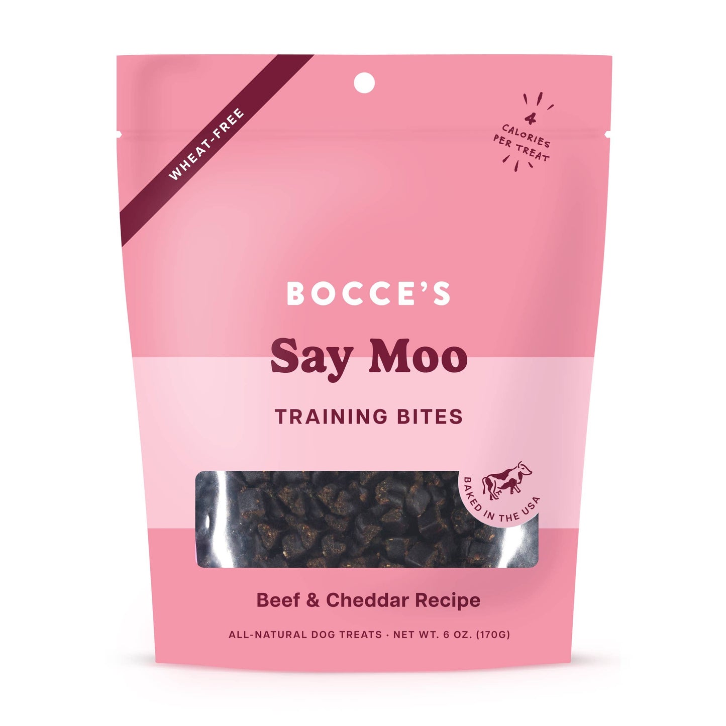 Bocce's Bakery - Say MOOOO Training Bites Dog Treats 6oz