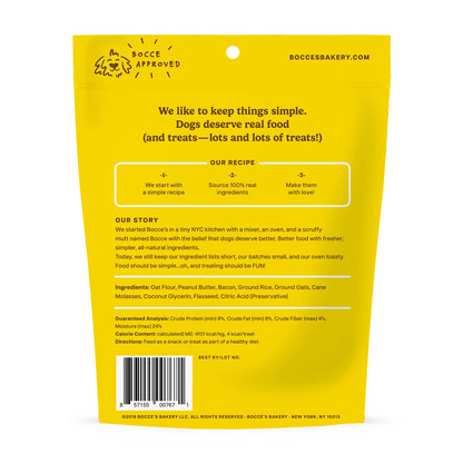 Bocce's Bakery - Bac'N Nutty Training Bites Dog Treats 6oz