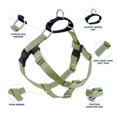 2 Hounds Design - Tan Freedom No-Pull Dog Harness