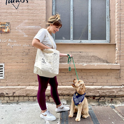 Poodle Mix Tote Bag