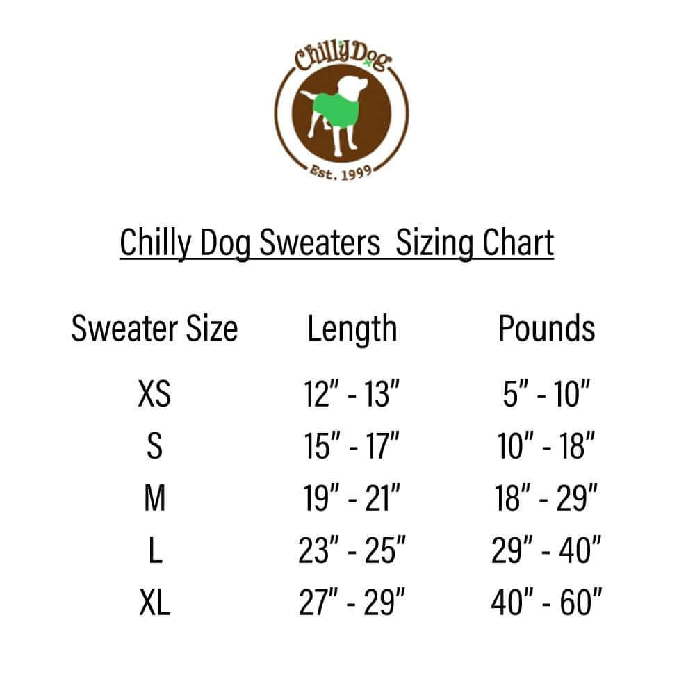 Chilly Dog Sweater - Birds Eye