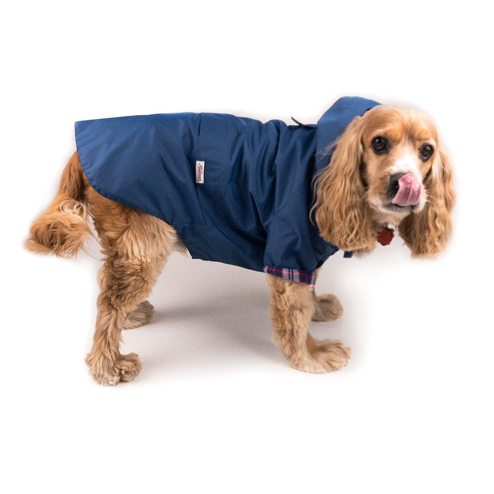 Dog Rain Jacket - Vintage Blue