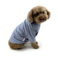 Dog Stripe Rib T-shirt  - Baby Blue x Pink Stripe